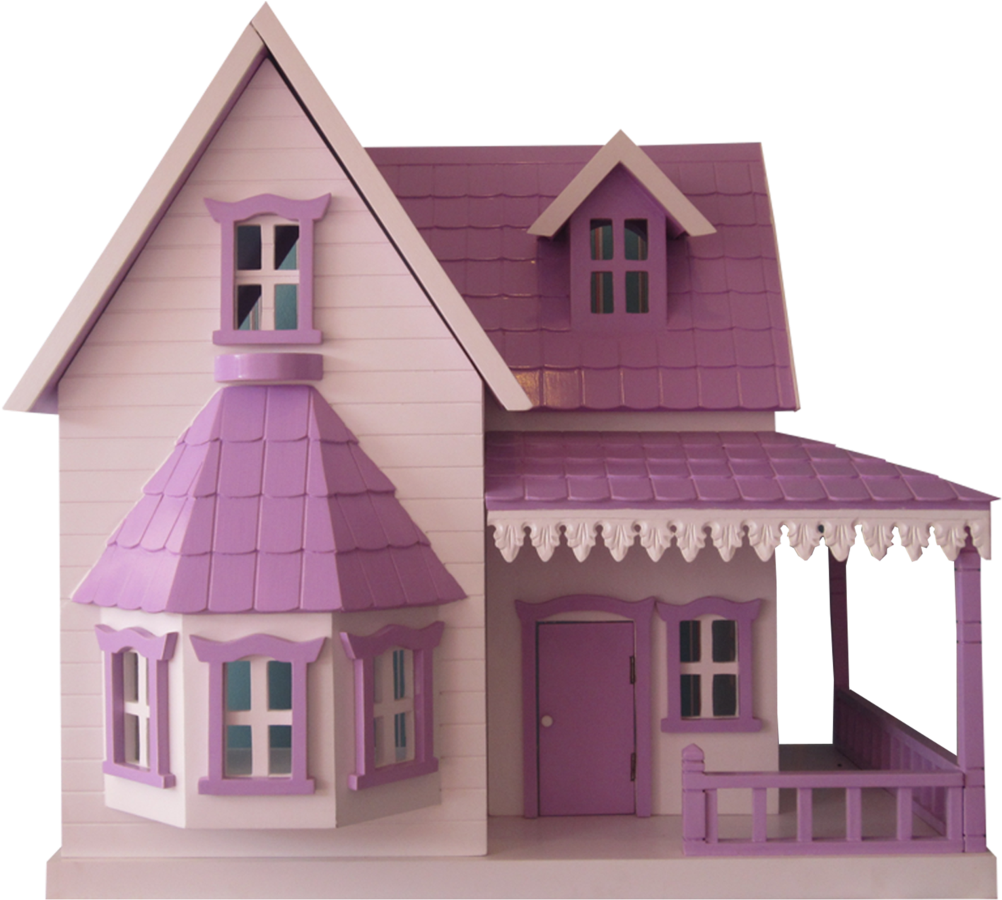 Purple Dollhouse Exterior PNG Image