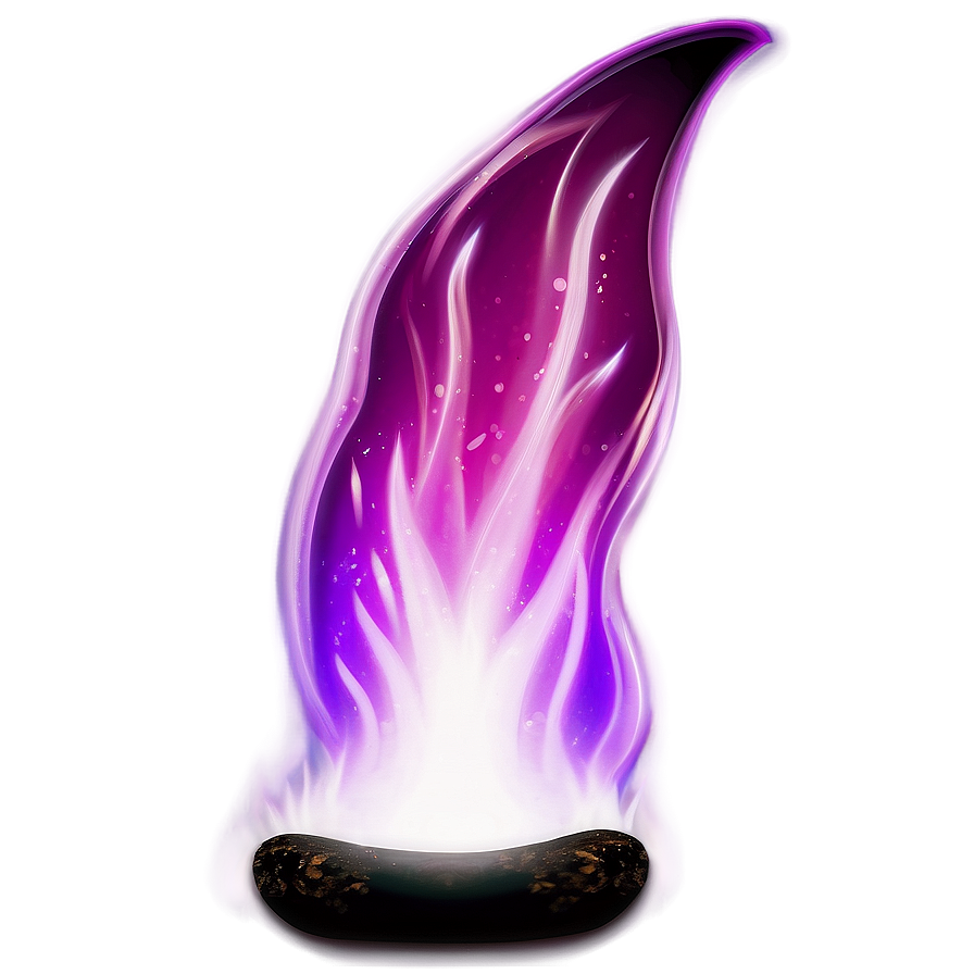 Purple Flame A PNG Image