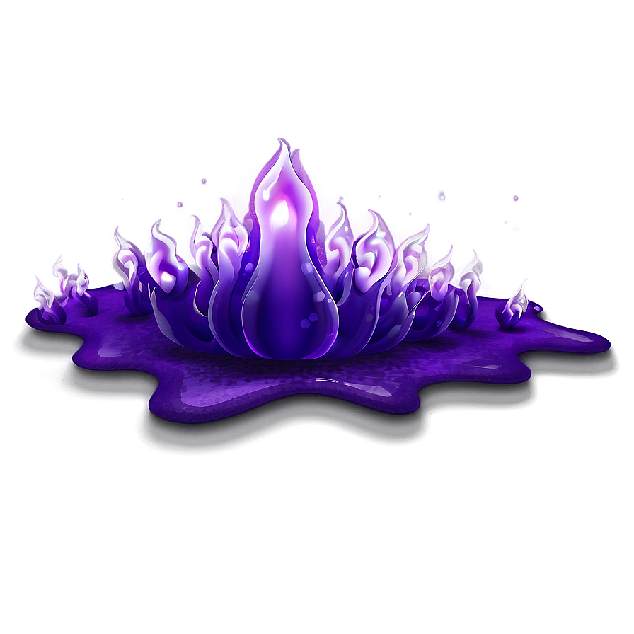 Purple Flame Graphics Png Oql11 PNG Image