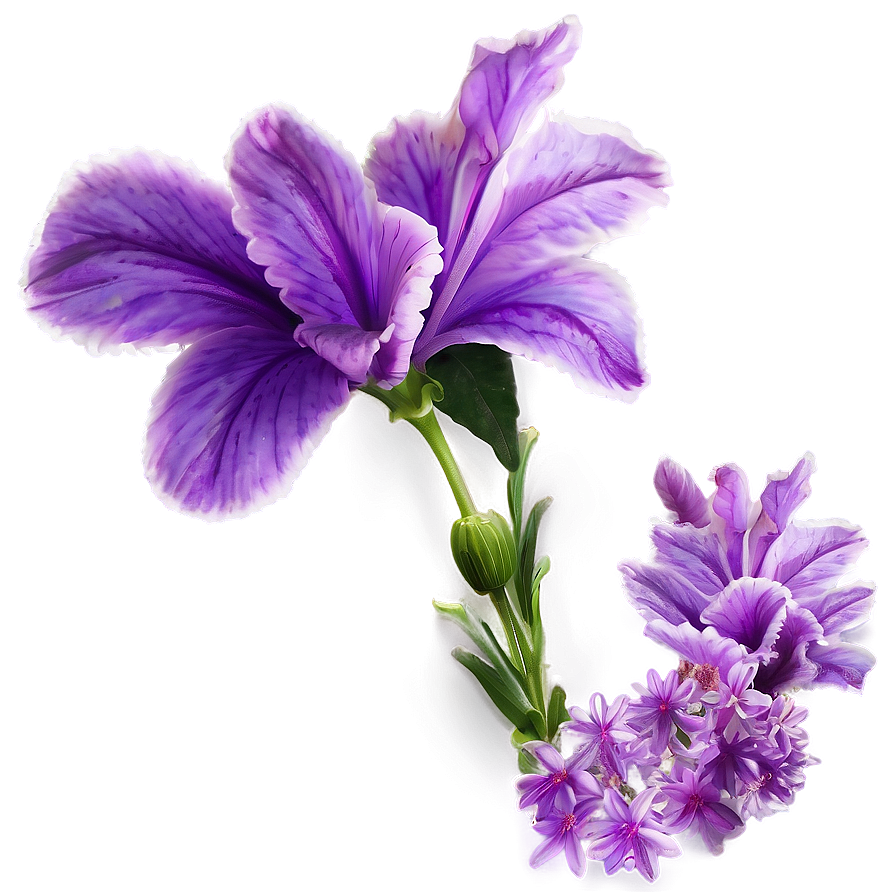 Purple Floral Png 05242024 PNG Image