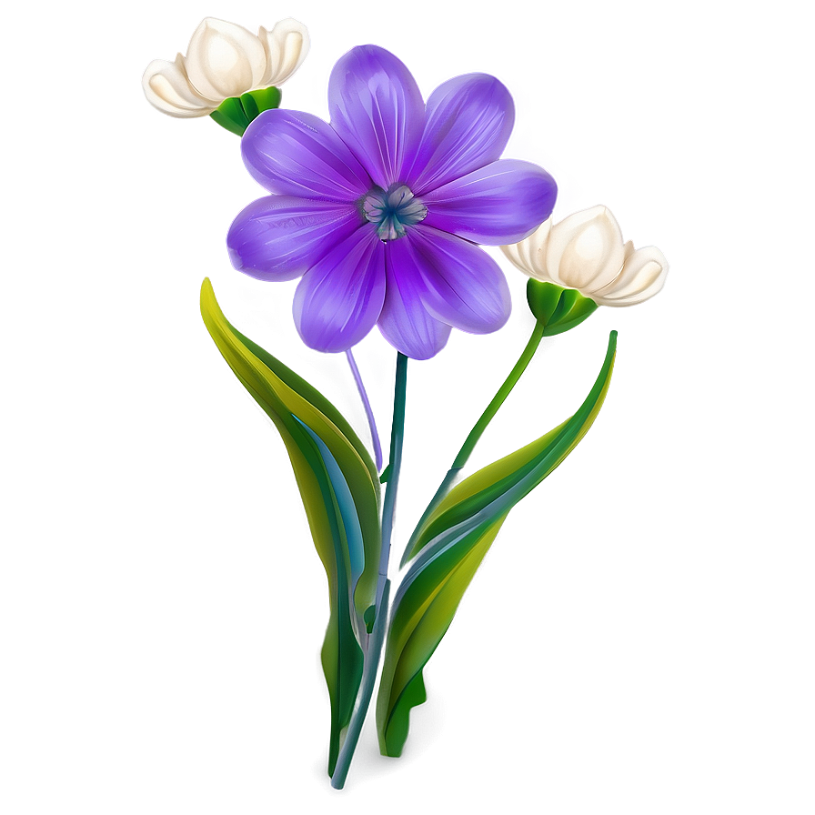 Purple Flower Png Dgr47 PNG Image