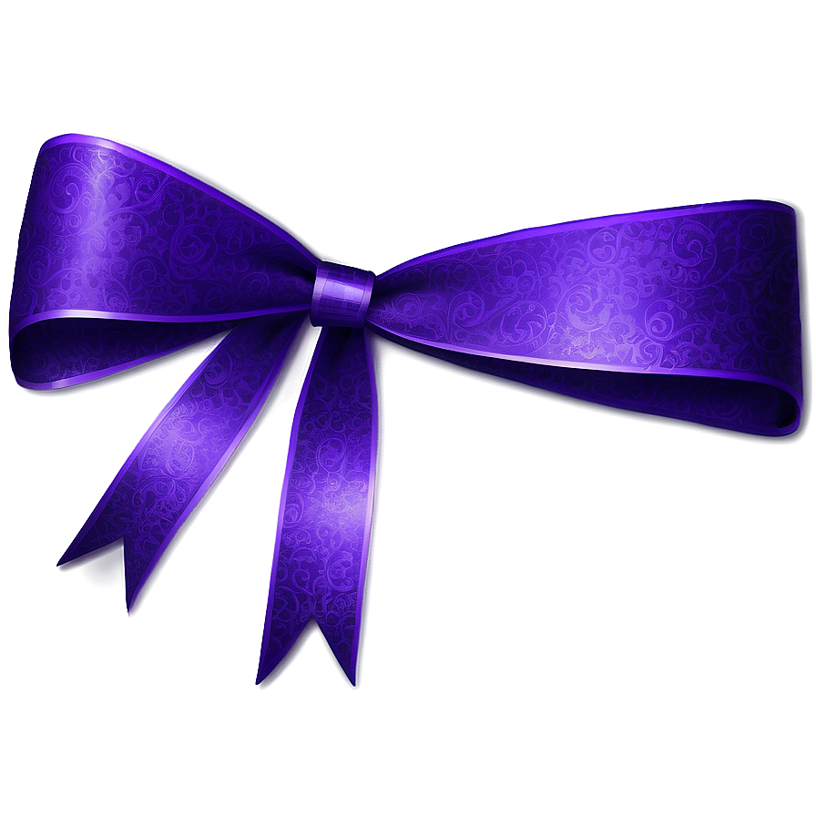 Purple Gift Bow Png Rbp PNG Image