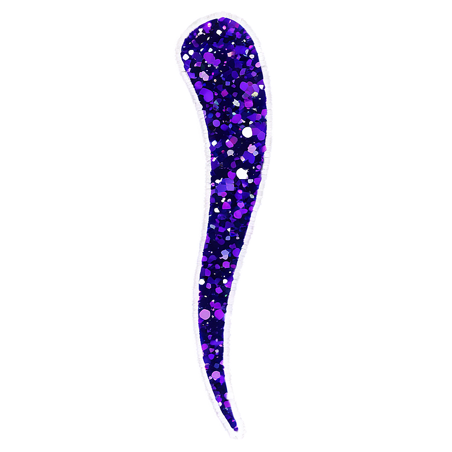 Purple Glitter A PNG Image