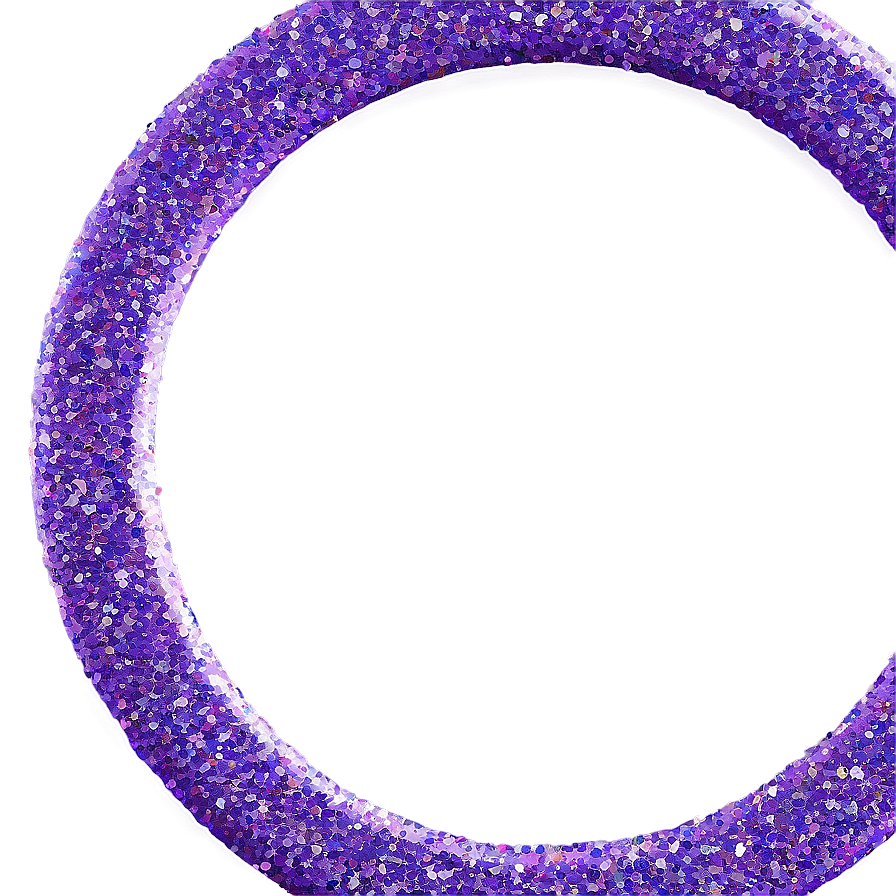 Purple Glitter Circle Png Aba69 PNG Image