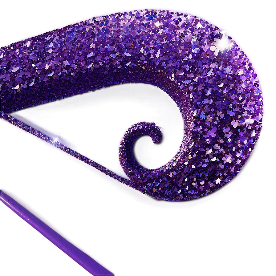 Purple Glitter Path Png Xyb PNG Image