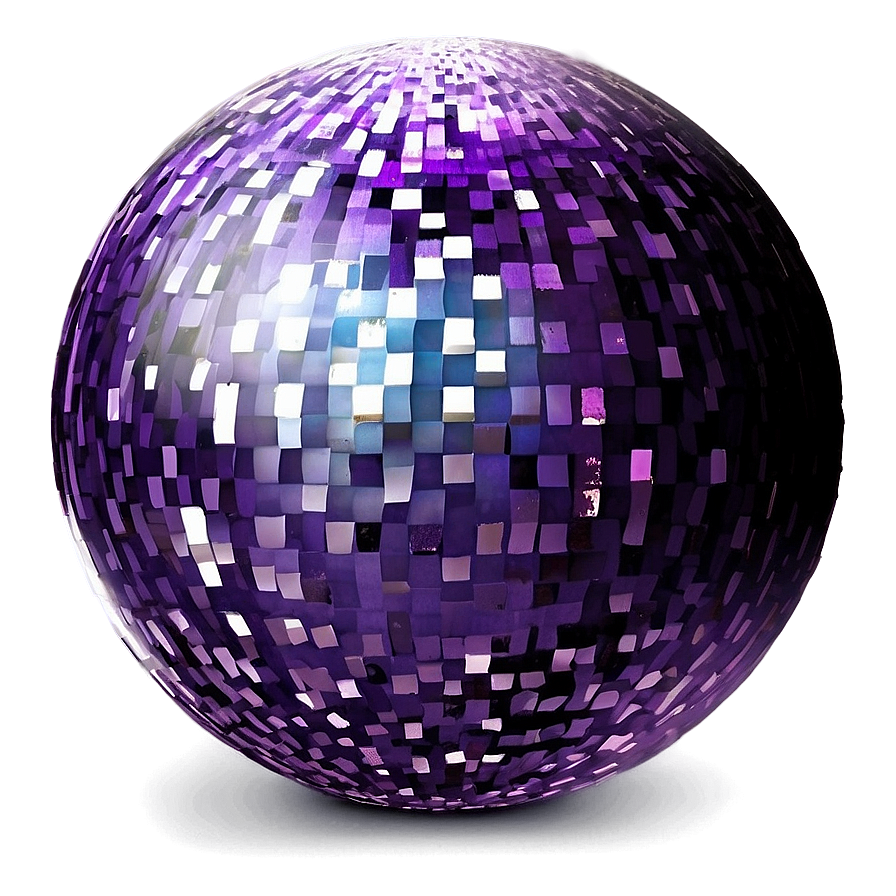 Purple Glitter Sphere Png 06252024 PNG Image