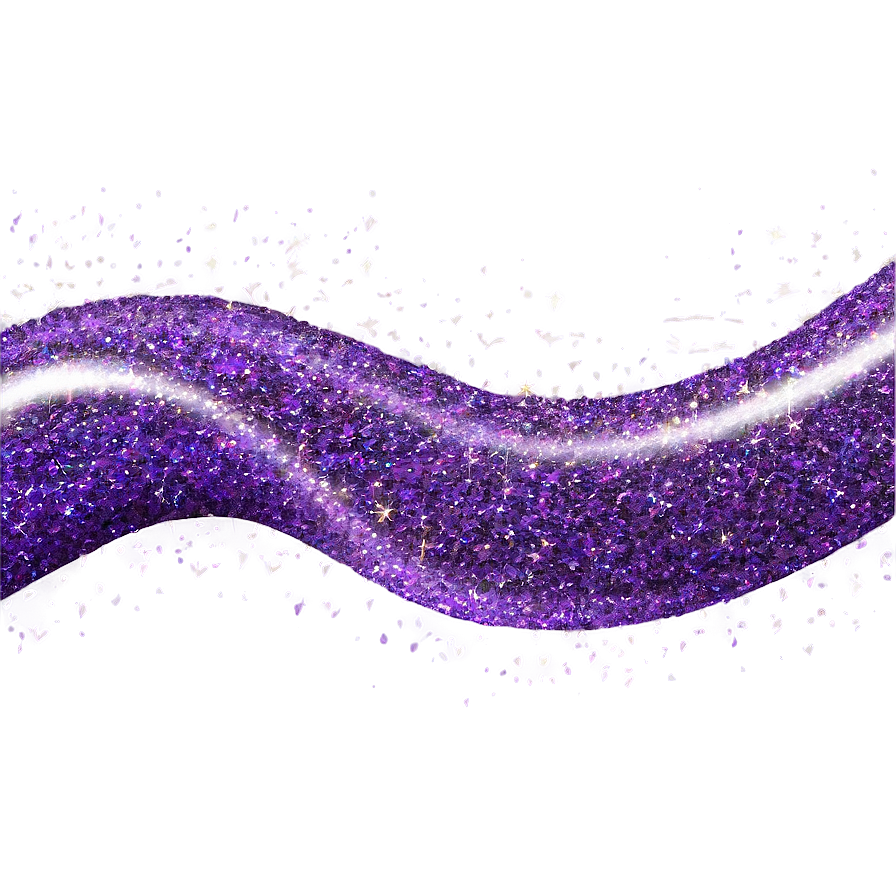 Purple Glitter Wave Png 4 PNG Image