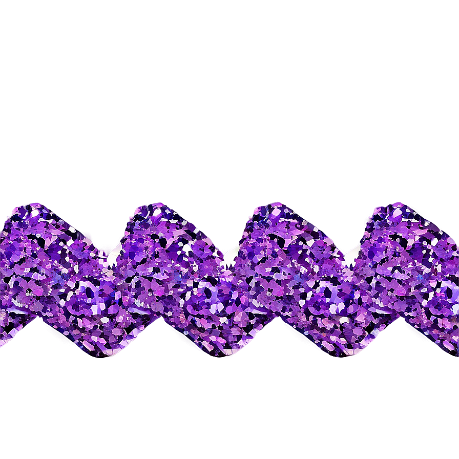 Purple Glitter Zigzag Png Jyl PNG Image