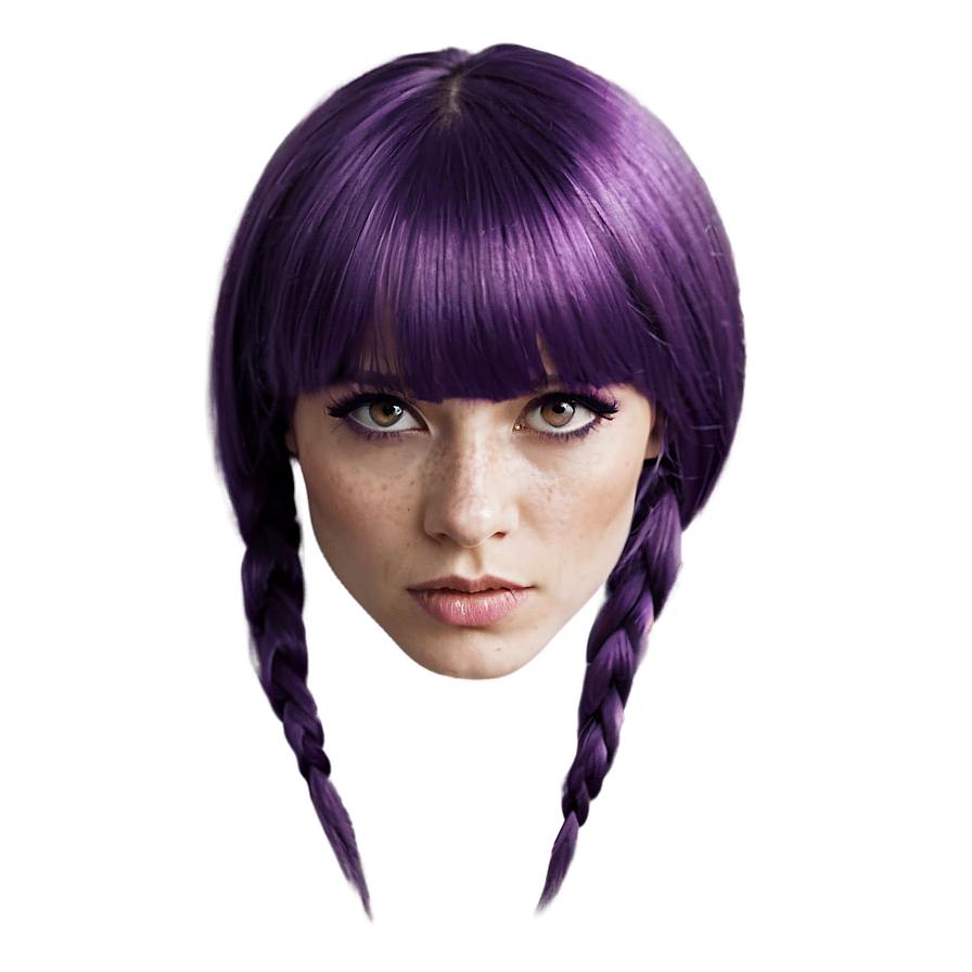 Purple Hair A PNG Image