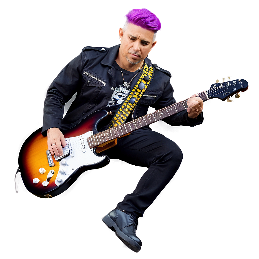 Purple Hair Rock Star Performance Png 06272024 PNG Image