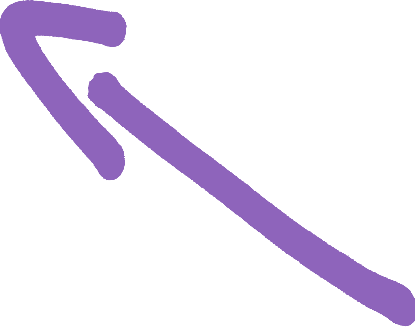 Purple Hand Drawn Arrow PNG Image