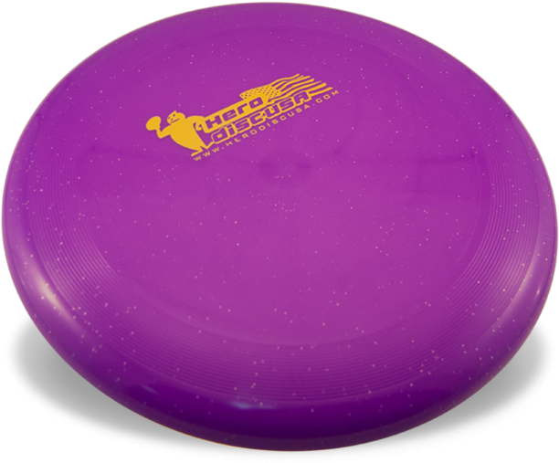 Purple Hero Discus Frisbee PNG Image