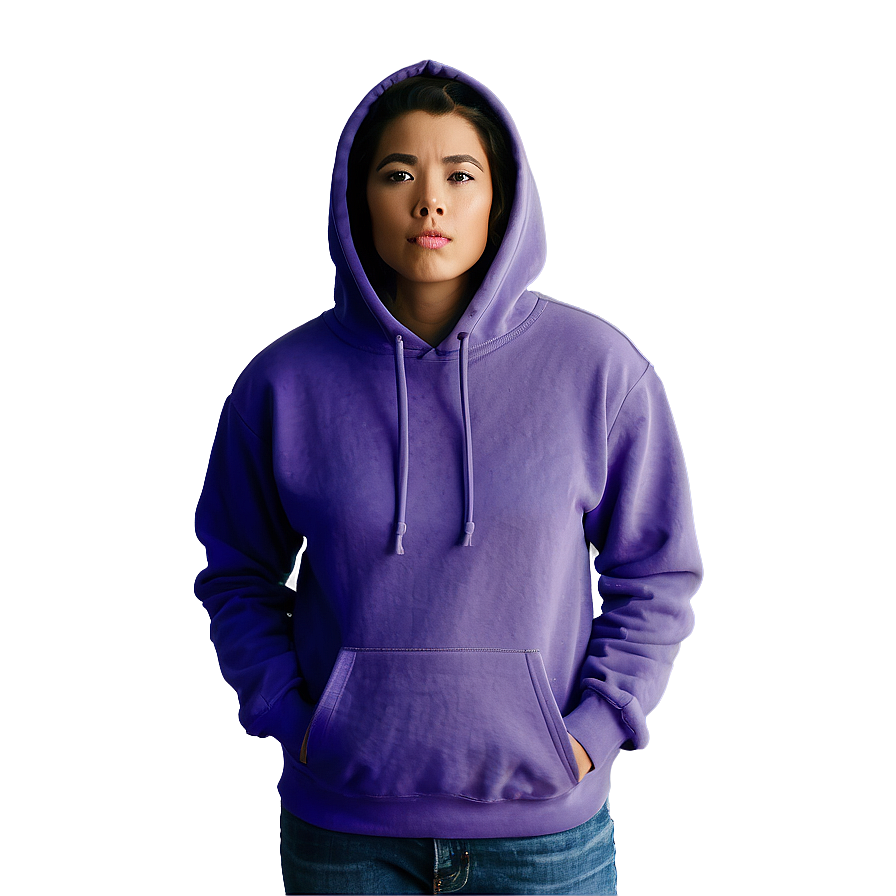 Purple Hoodie C PNG Image