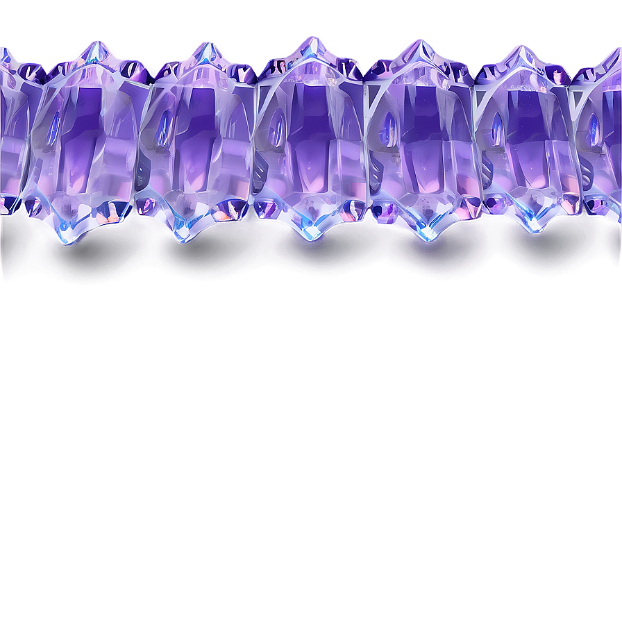 Purple Ice Crystal Border Png 06262024 PNG Image