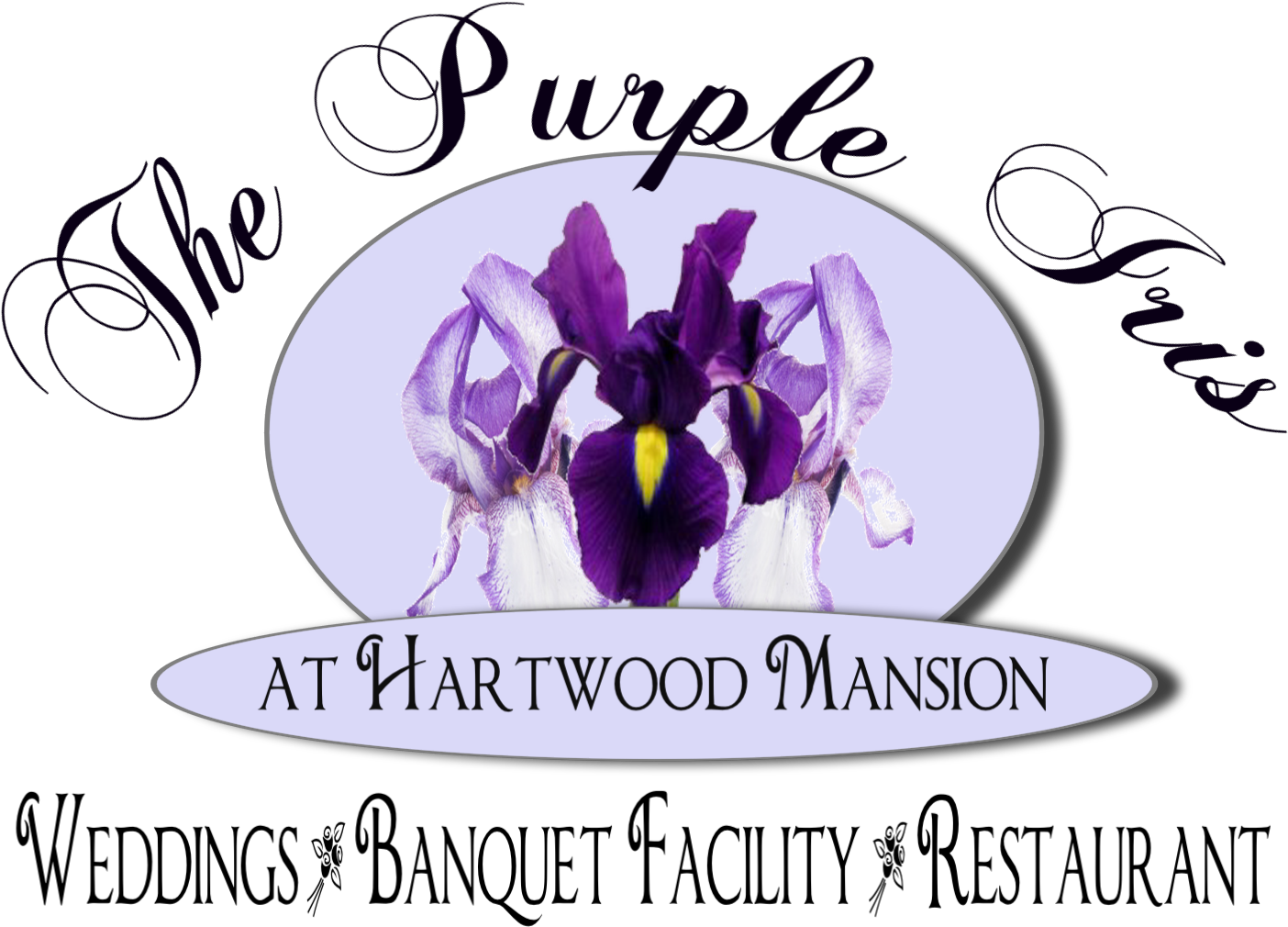 Purple Iris Hartwood Mansion Logo PNG Image