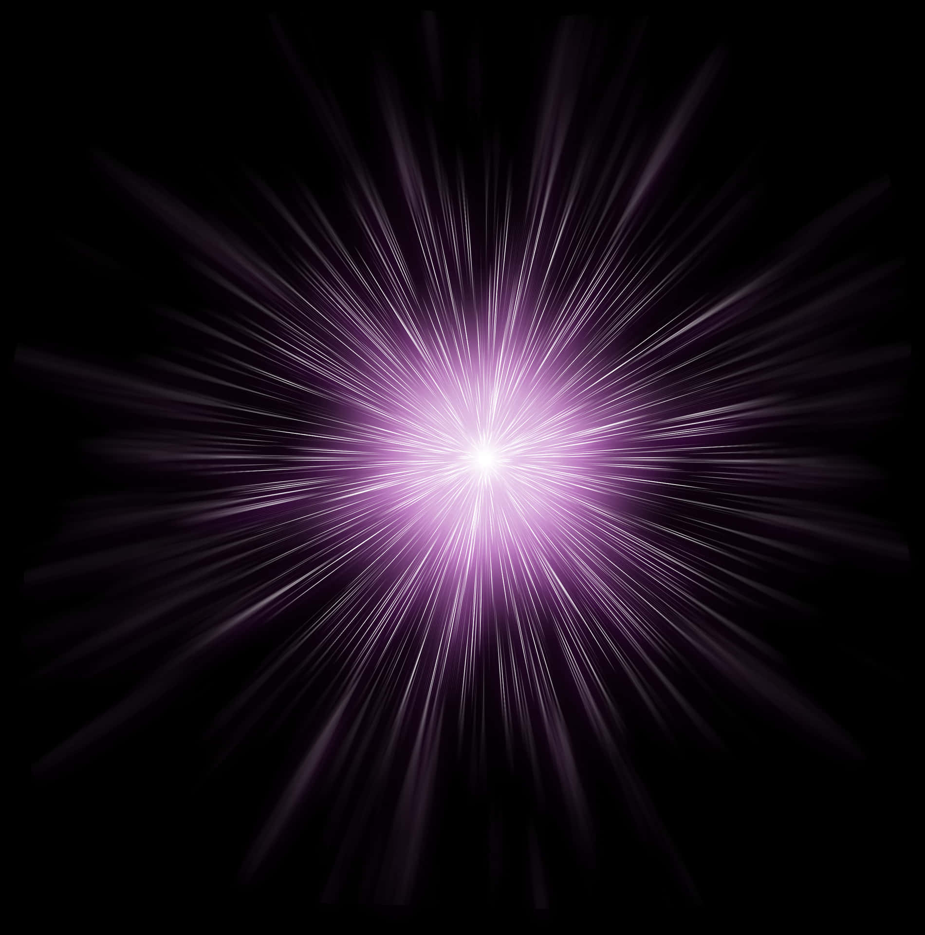 Purple Lens Flare Effect PNG Image