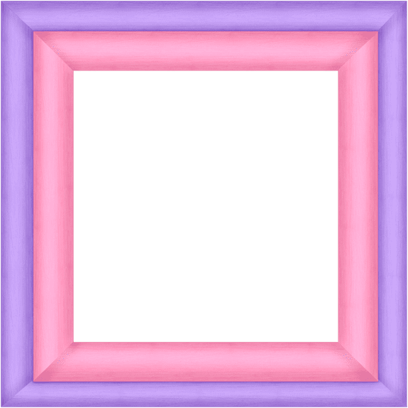 Purple Pink Square Frame PNG Image