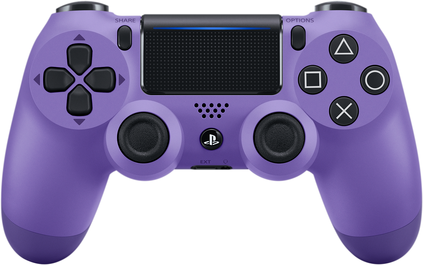 Purple Play Station4 Controller PNG Image