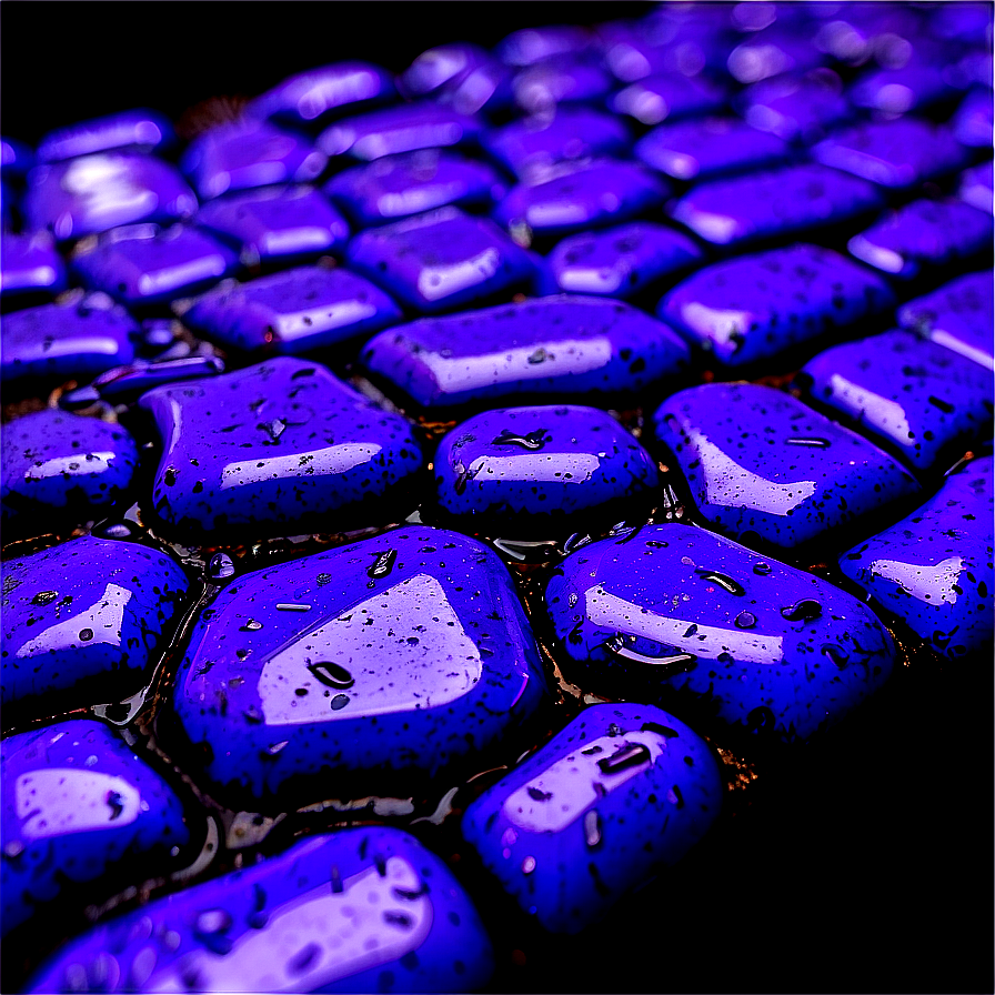 Purple Rain On Cobblestone Png Uji PNG Image