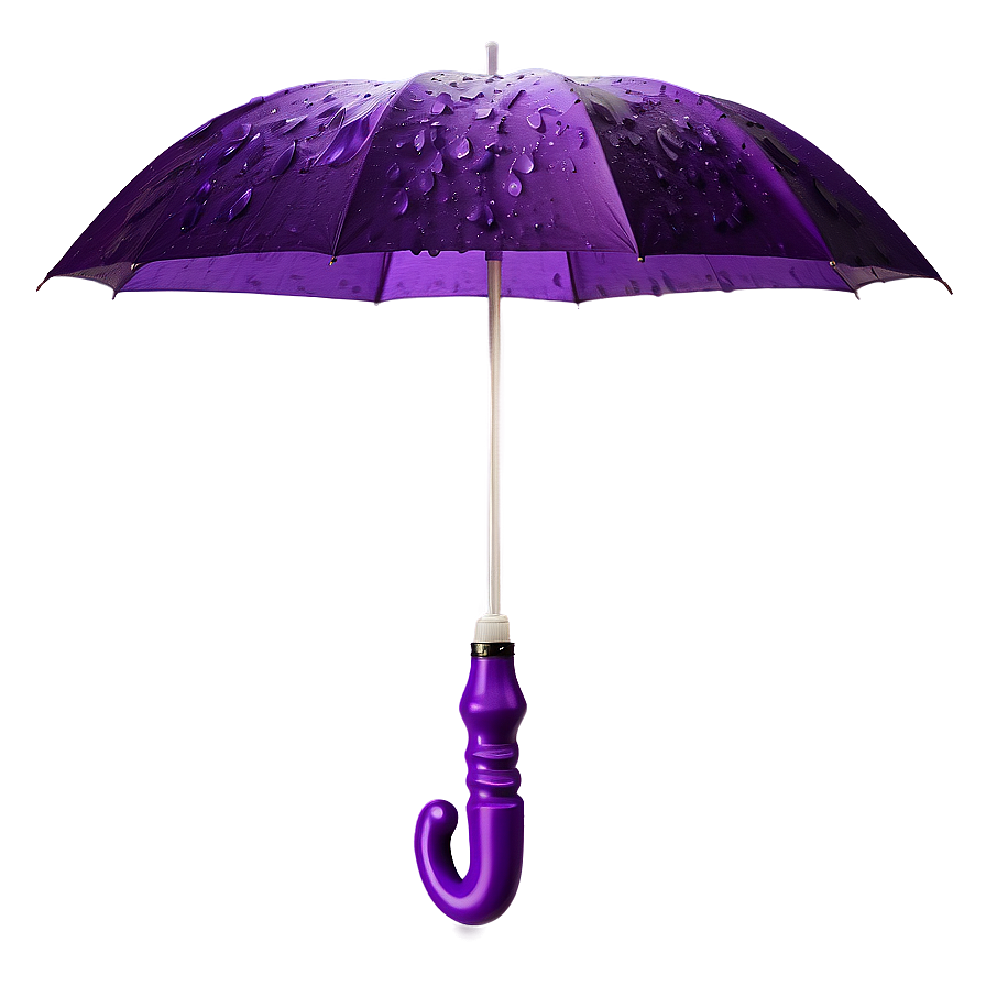 Purple Rain On Umbrella Png Vlp PNG Image