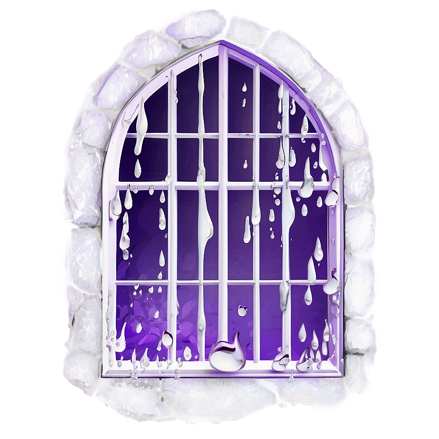 Purple Rain On Window Pane Png 06252024 PNG Image