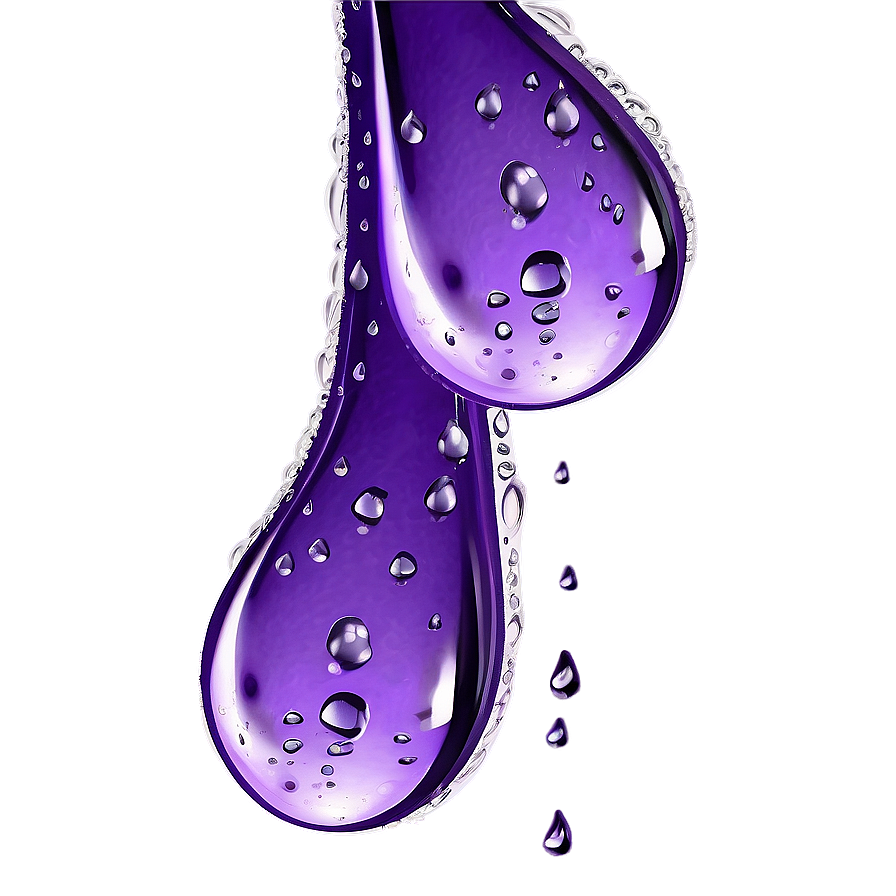 Purple Raindrops Background Png 06252024 PNG Image