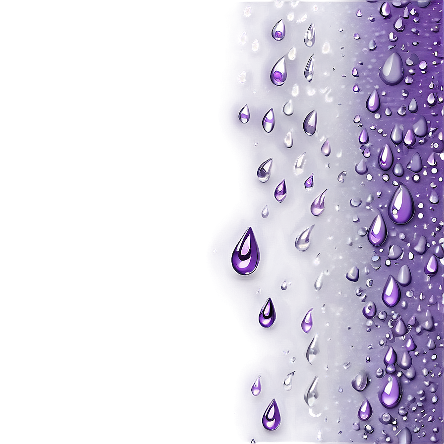 Purple Raindrops Background Png 06252024 PNG Image