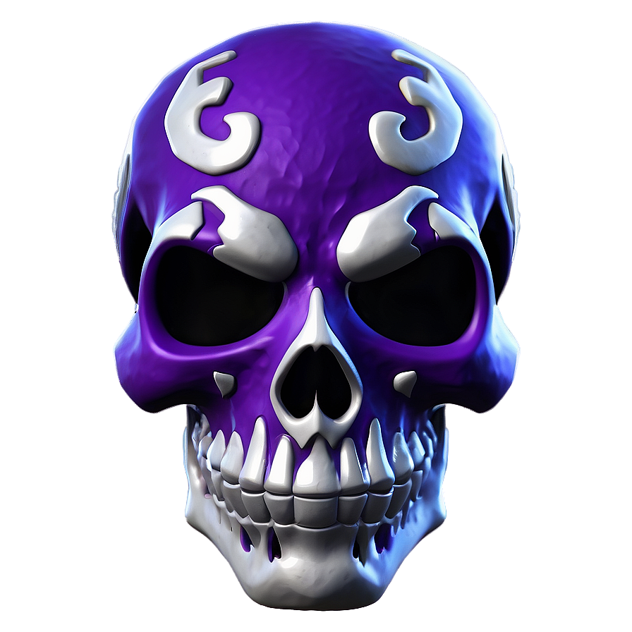 Purple Skull Trooper Fortnite Emblem Png 06202024 PNG Image