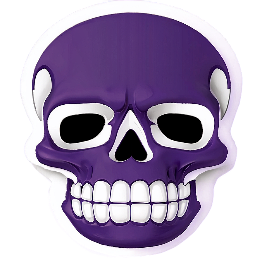 Purple Skull Trooper Gaming Icon Png Inf51 PNG Image