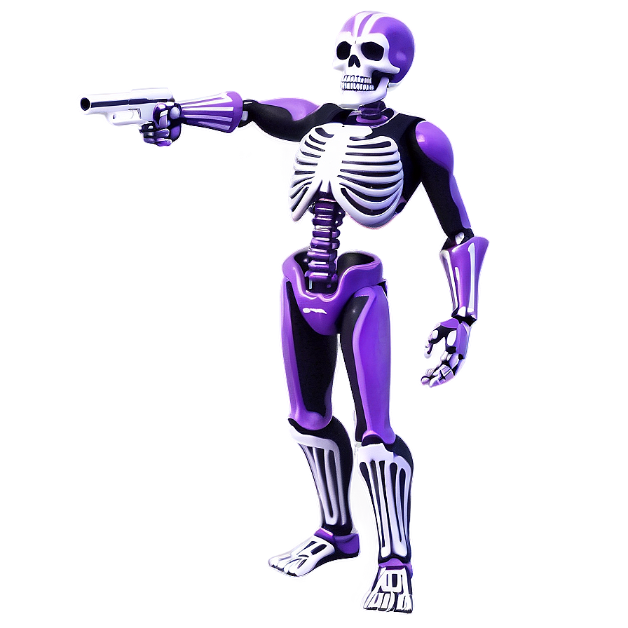 Purple Skull Trooper Unique Art Png Hii11 PNG Image