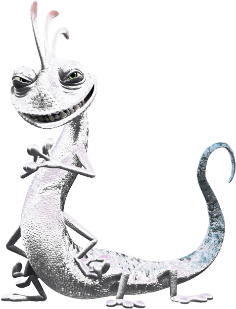 Purple Smiling Creature Monsters Inc PNG Image