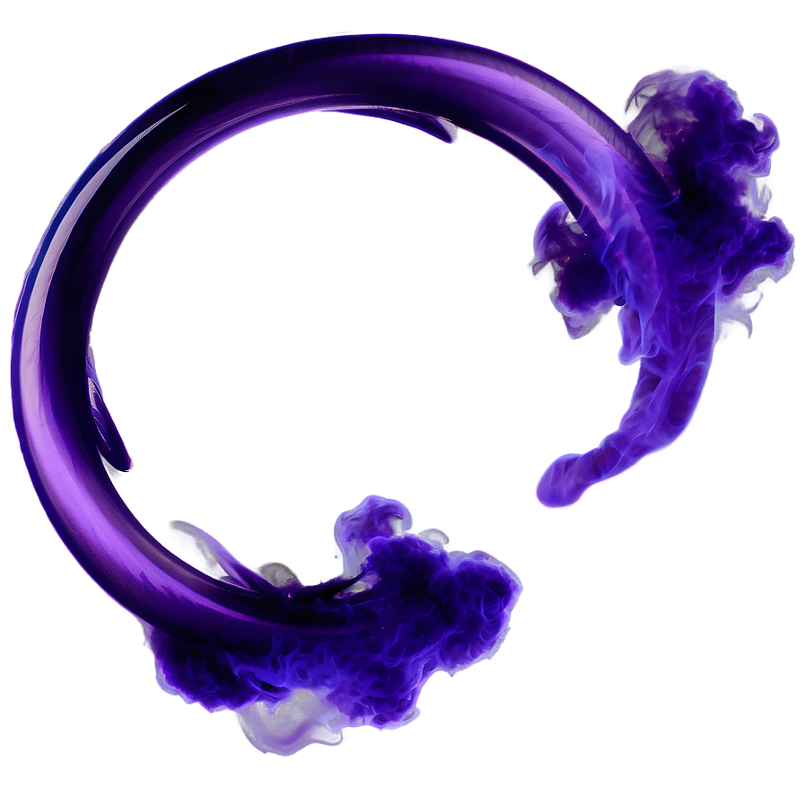 Purple Smoke Spiral Png 06122024 PNG Image