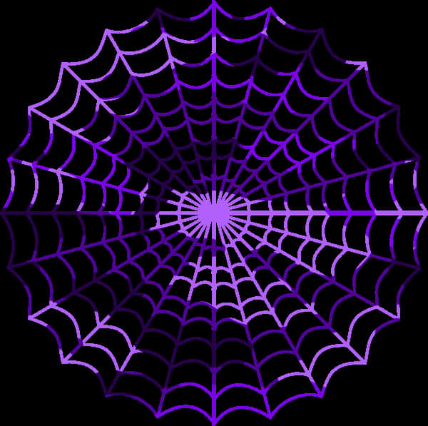 Purple Spider Web Graphic PNG Image