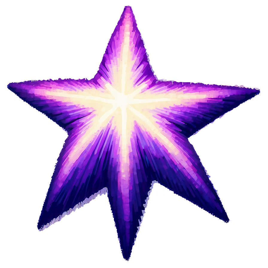 Purple Star Burst Png Haa PNG Image