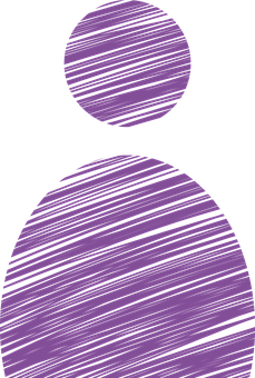 Purple Striped Icon Representation PNG Image