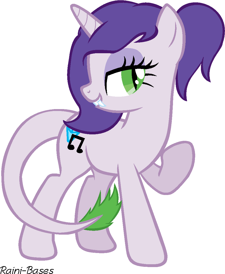 Purple Unicorn M L P Base PNG Image