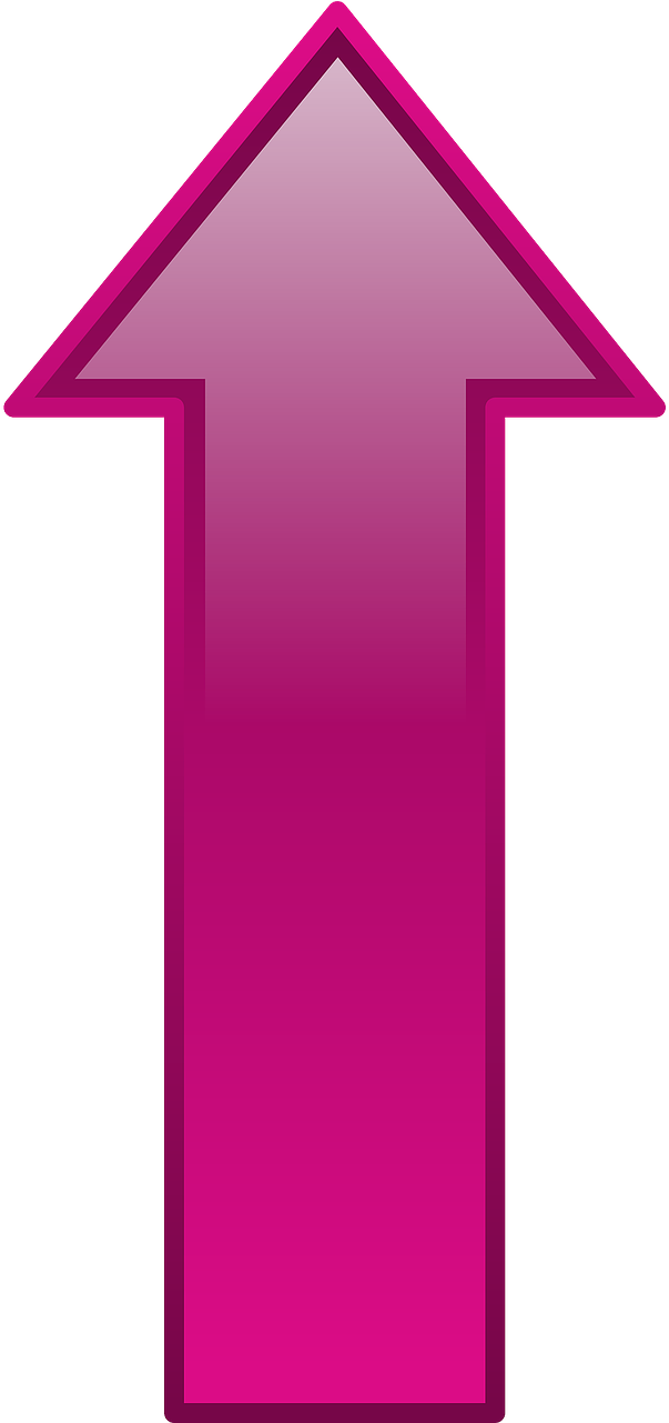 Purple Up Arrow Graphic PNG Image