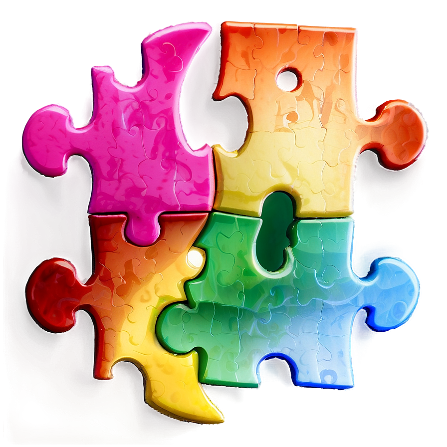 Puzzle Pieces D PNG Image