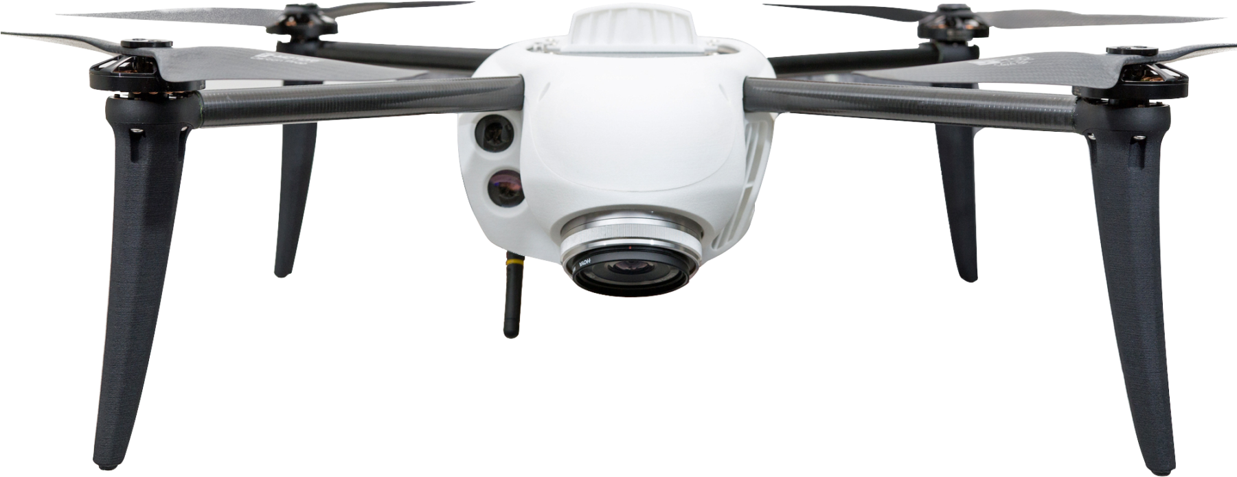 Quadcopter Dronewith Camera PNG Image