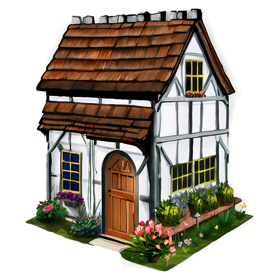 Quaint Cottage Building Png Mkb PNG Image