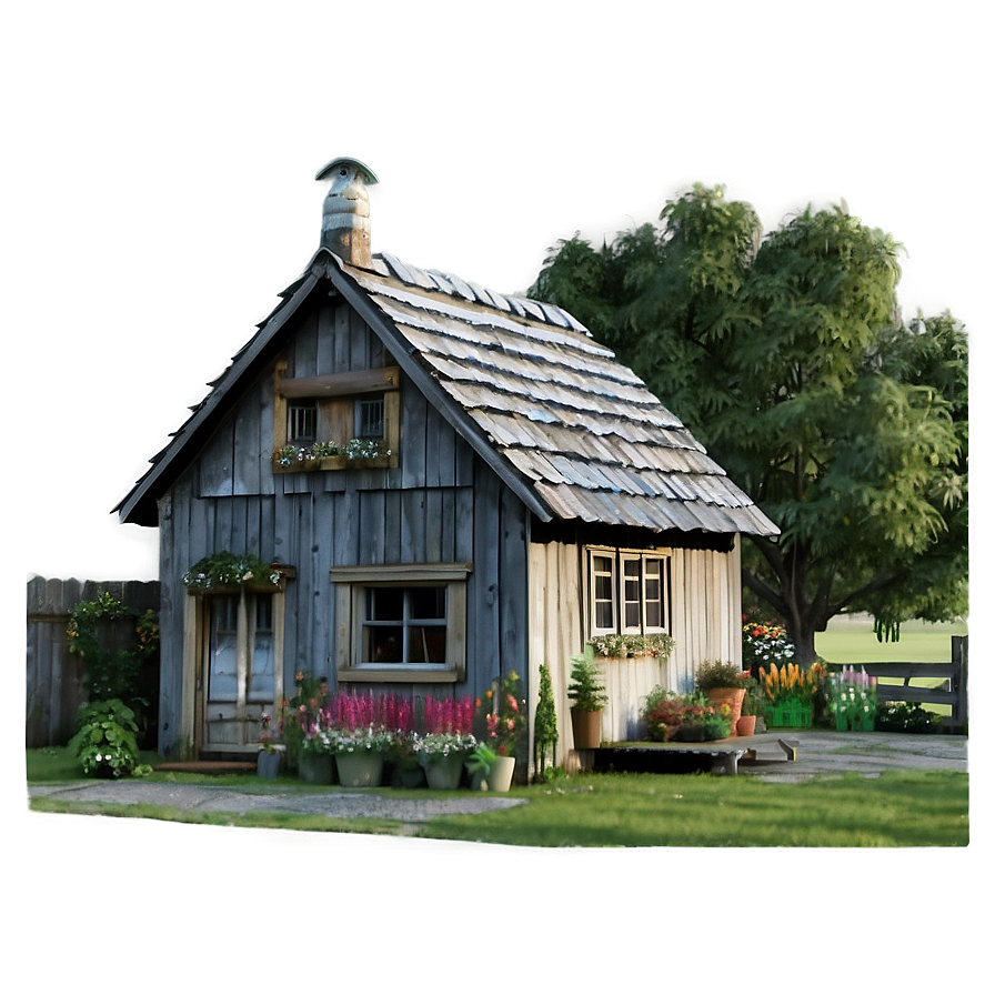 Quaint Farm Cottage Png 05242024 PNG Image