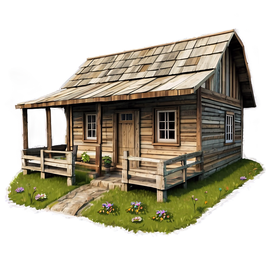 Quaint Farm Cottage Png Pwb81 PNG Image