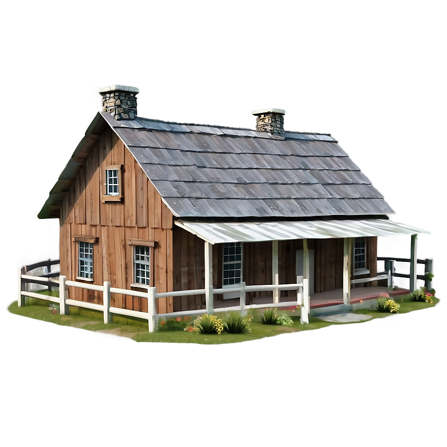 Quaint Farm Cottage Png Ylw85 PNG Image