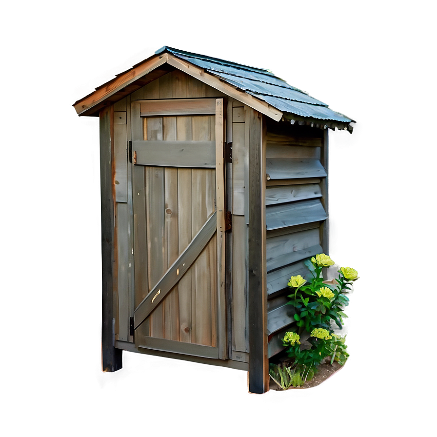 Quaint Garden Outhouse Png Vpk PNG Image