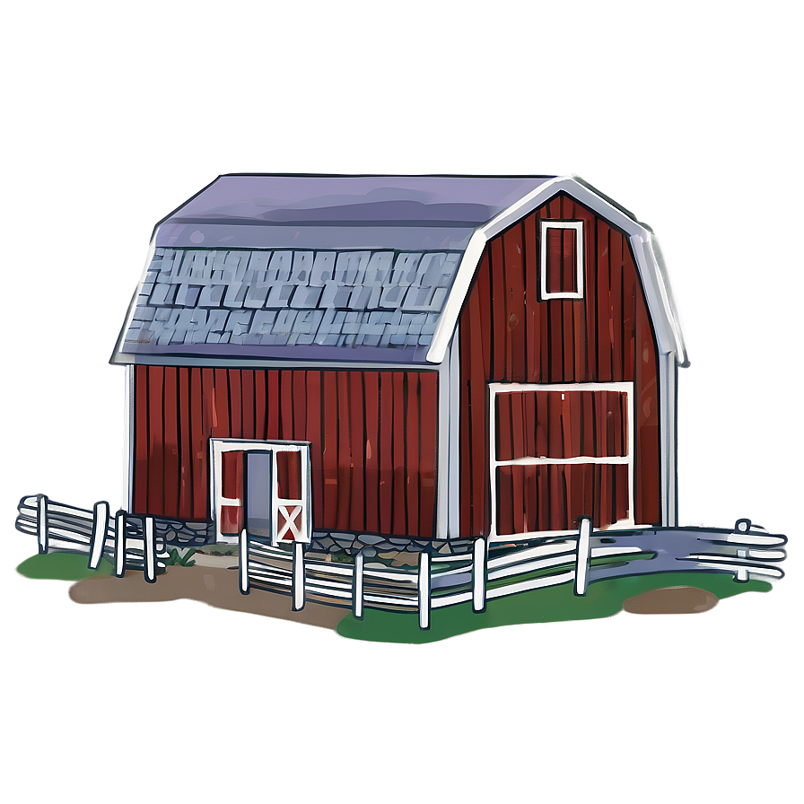 Quaint Little Barn Png Iym PNG Image