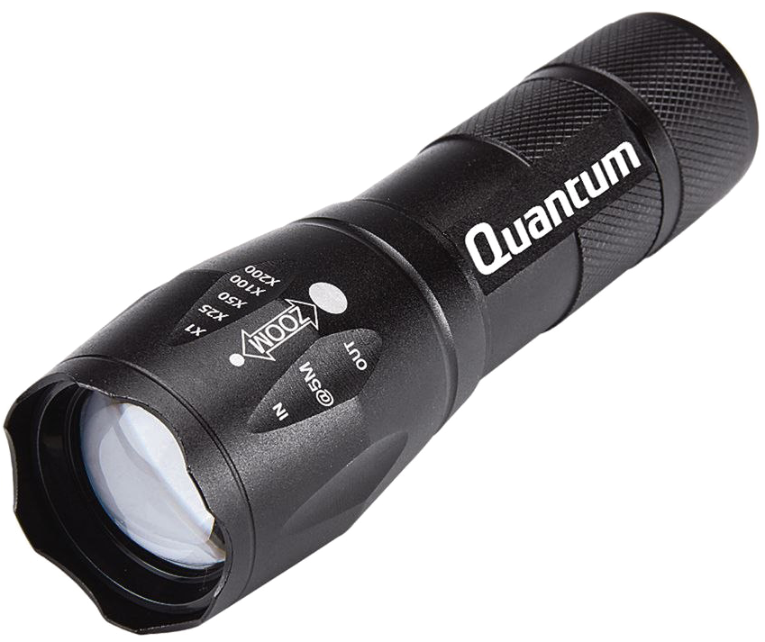 Quantum Black Flashlight PNG Image