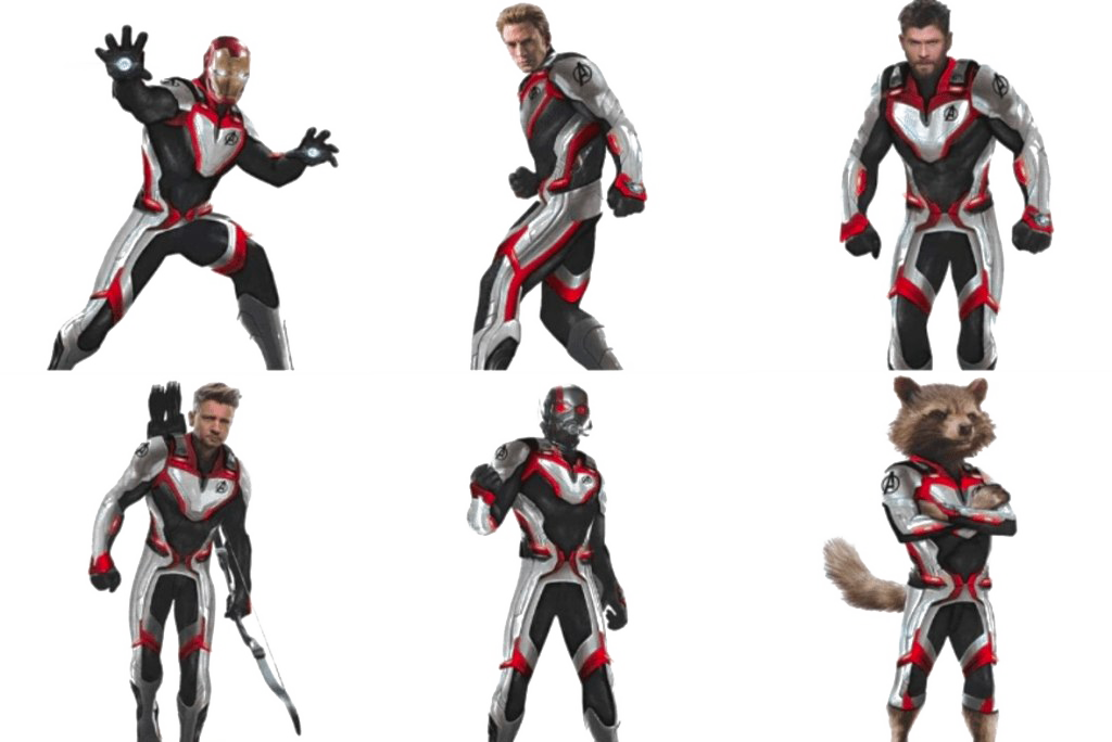 Quantum Realm Suits Team PNG Image