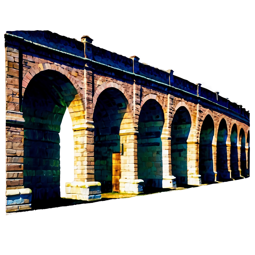 Queretaro Aqueduct Mexico Png Byx PNG Image