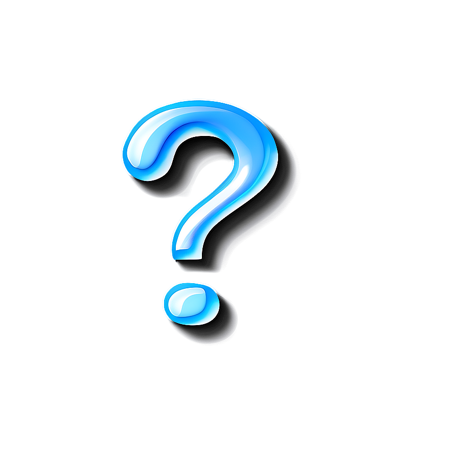 Question Mark In Water Drop Png Yui PNG Image