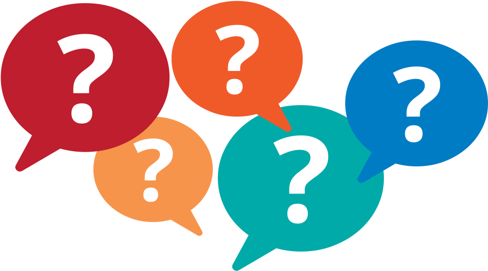 Question Mark Speech Bubbles PNG Image